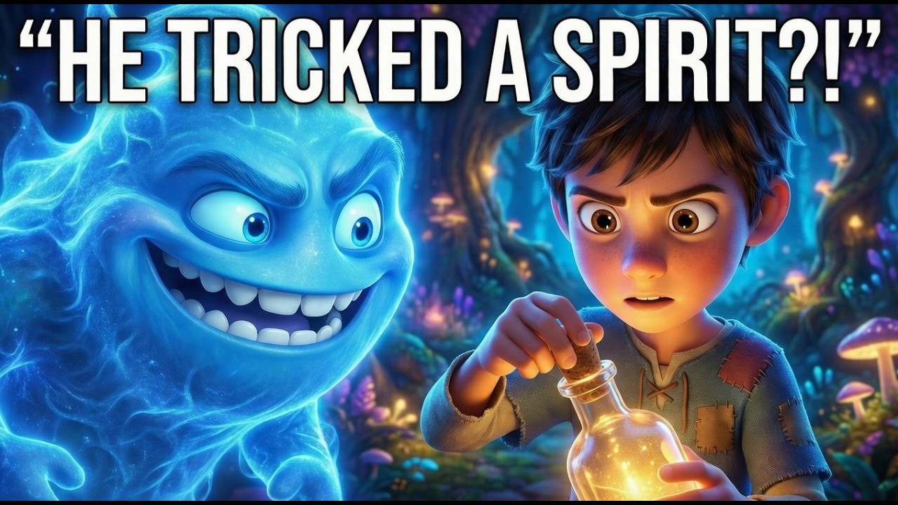 He Outsmarted a Magic Spirit! 🧠✨ | The Spirit in a Bottle | Kids Moral Story Song