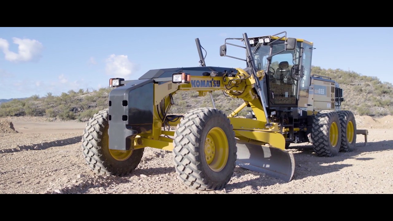 Komatsu GD655-7 motor grader sales walkaround introduction