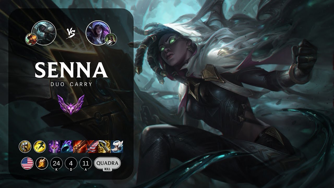 Senna ADC vs Kai'Sa - NA Master Patch 14.4