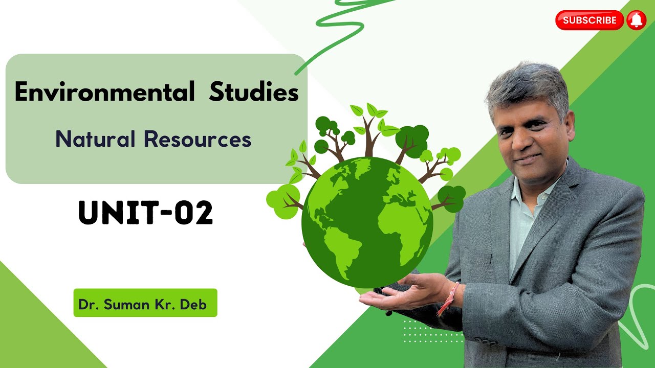Environmental Studies | Unit 02 : Natural Resources || BBA Course | CCSU | IPU | MDU