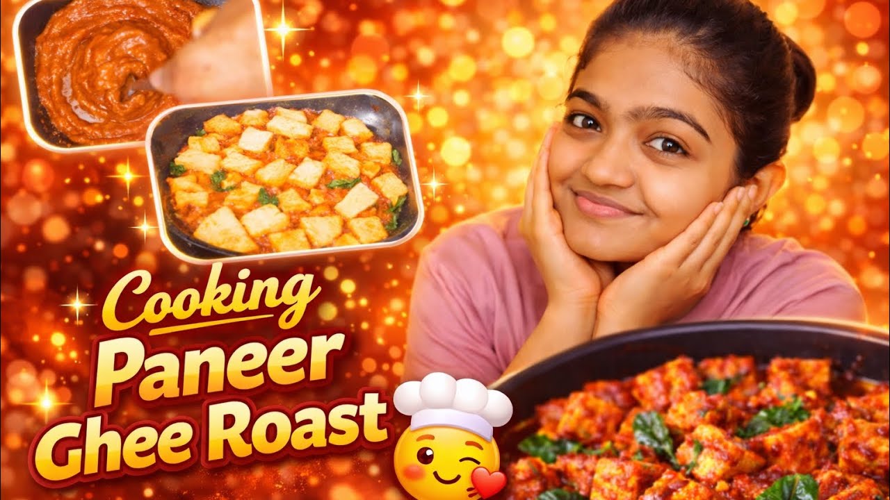 Soft Paneer Ghee Roast 😍 ||Restaurant Style at Home🏠🍛 😍