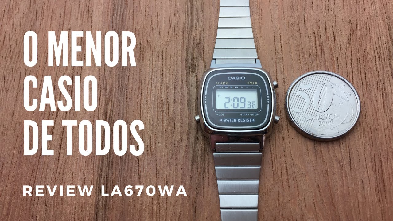 O MENOR CASIO DE TODOS - Review LA670WA-1DF