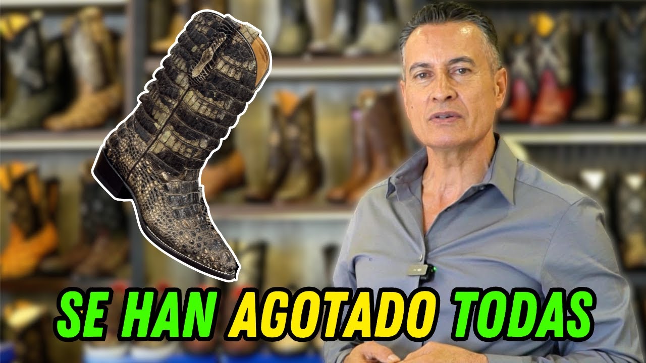 Las botas más exóticas del mercado… ¿SE AGOTARON?😱🐊