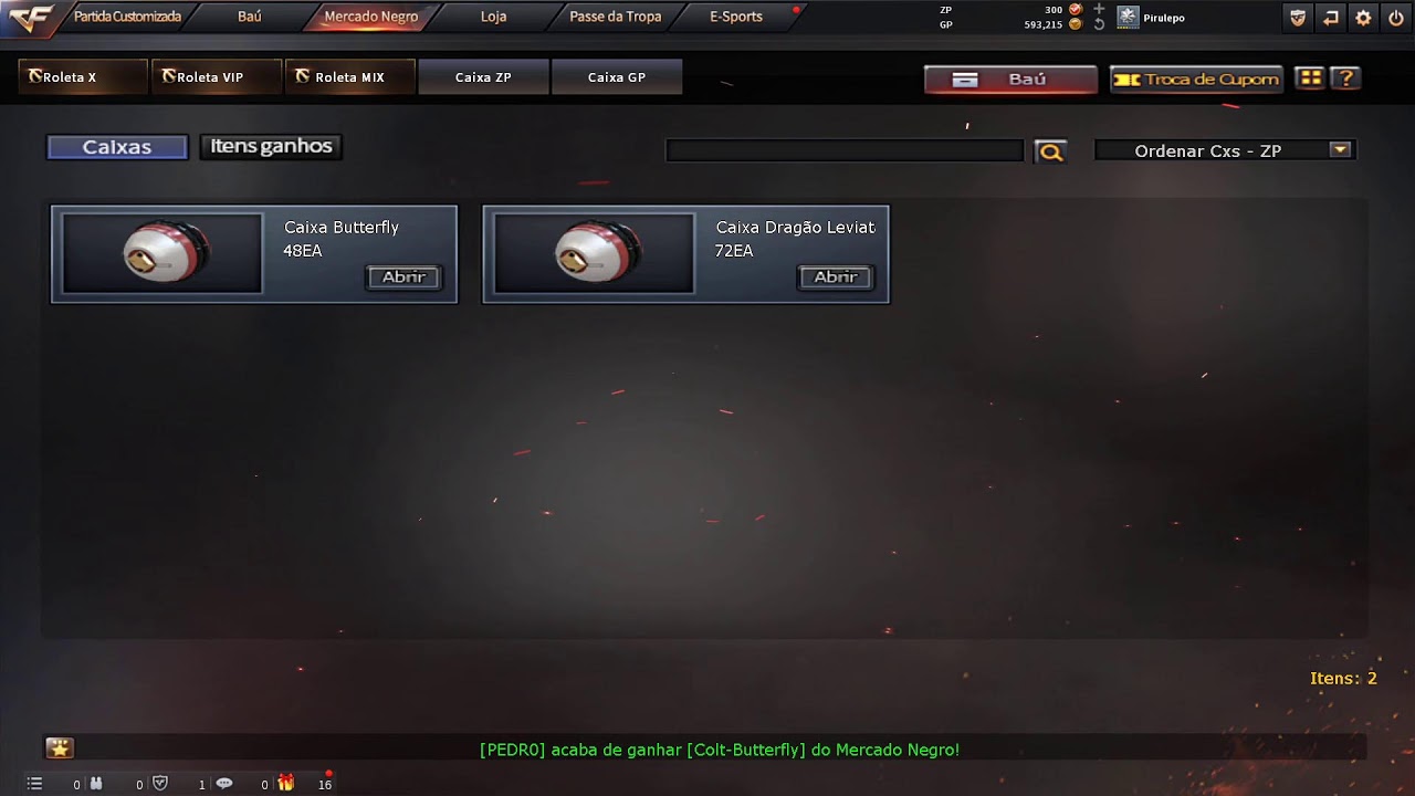 EVENTO FINAIS DE SEMANA JOGUE 2 HORAS GANHE CAIXAS DE ZP