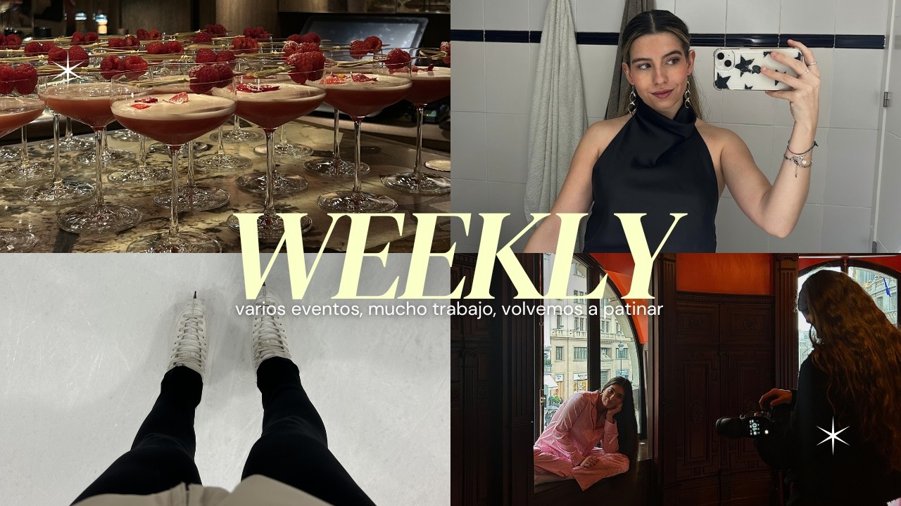 Una semana conmigo! 💌 Nos vamos de eventos, mucho trabajo y muchos planes