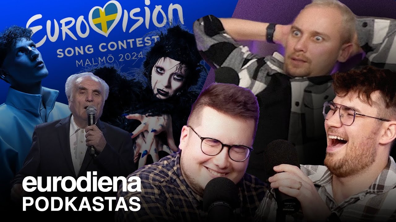 Eurovizija 2024 – reivas, narkotikai ir favoritė Lietuva? | Basketnews x eurodiena podkastas