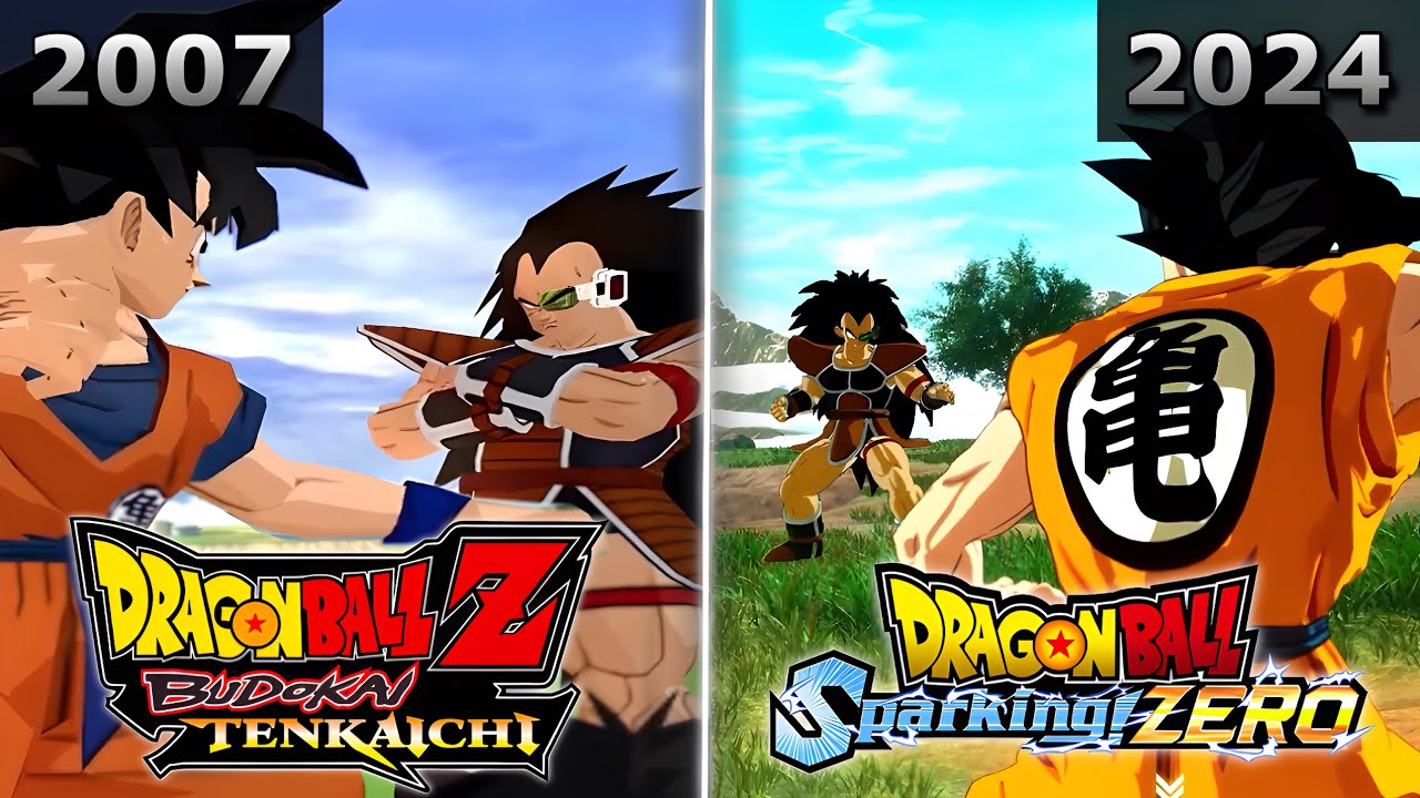 DRAGON BALL: Sparking! ZERO - Raditz Saiyan Saga Gameplay Comparison (HD 60FPS)