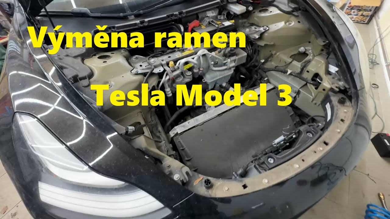 Výměna vrzajících ramen na Tesle