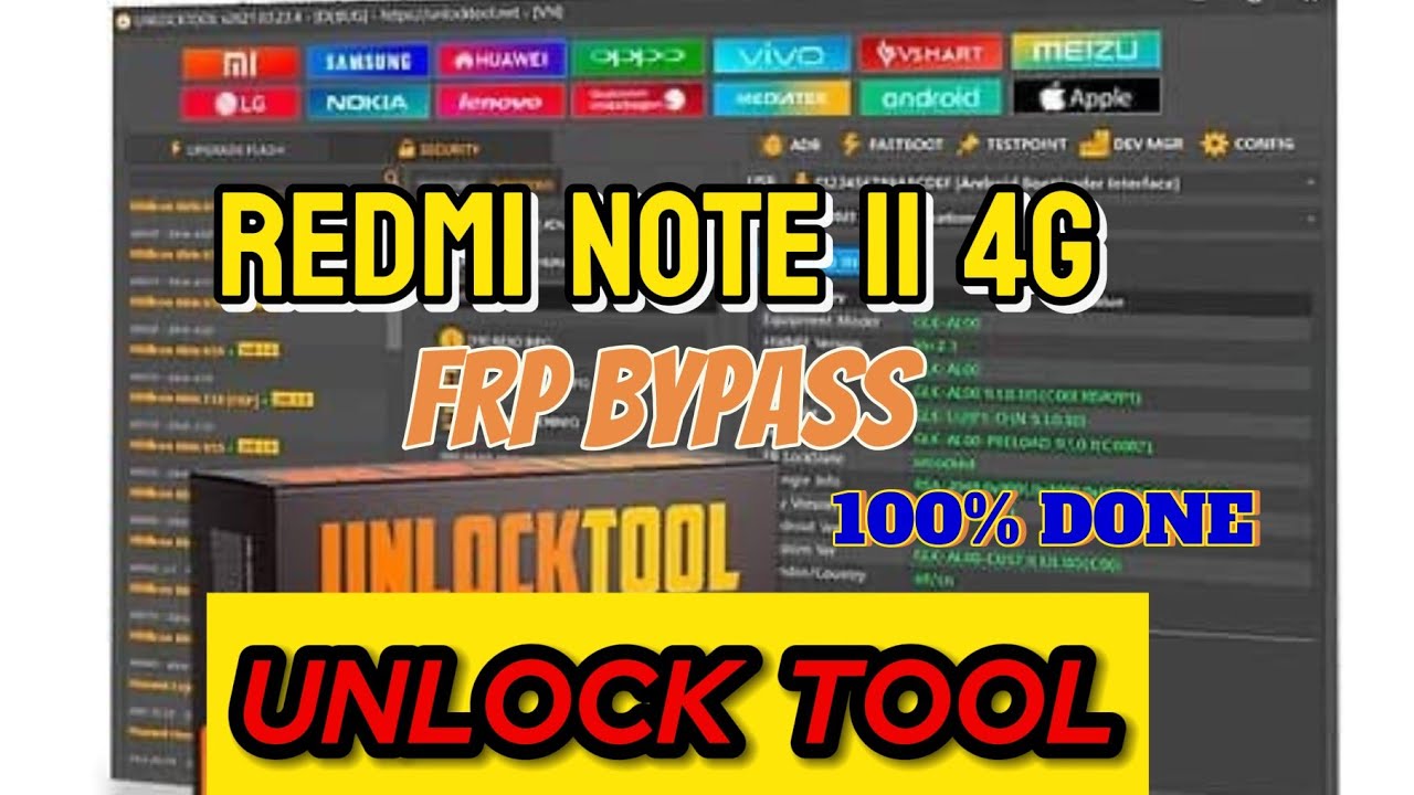 Redmi Note 11 4G Frp Bypass (Slideload Mode) Unlock Tool 100% Done #foryou #frp #unlocktool #redmi