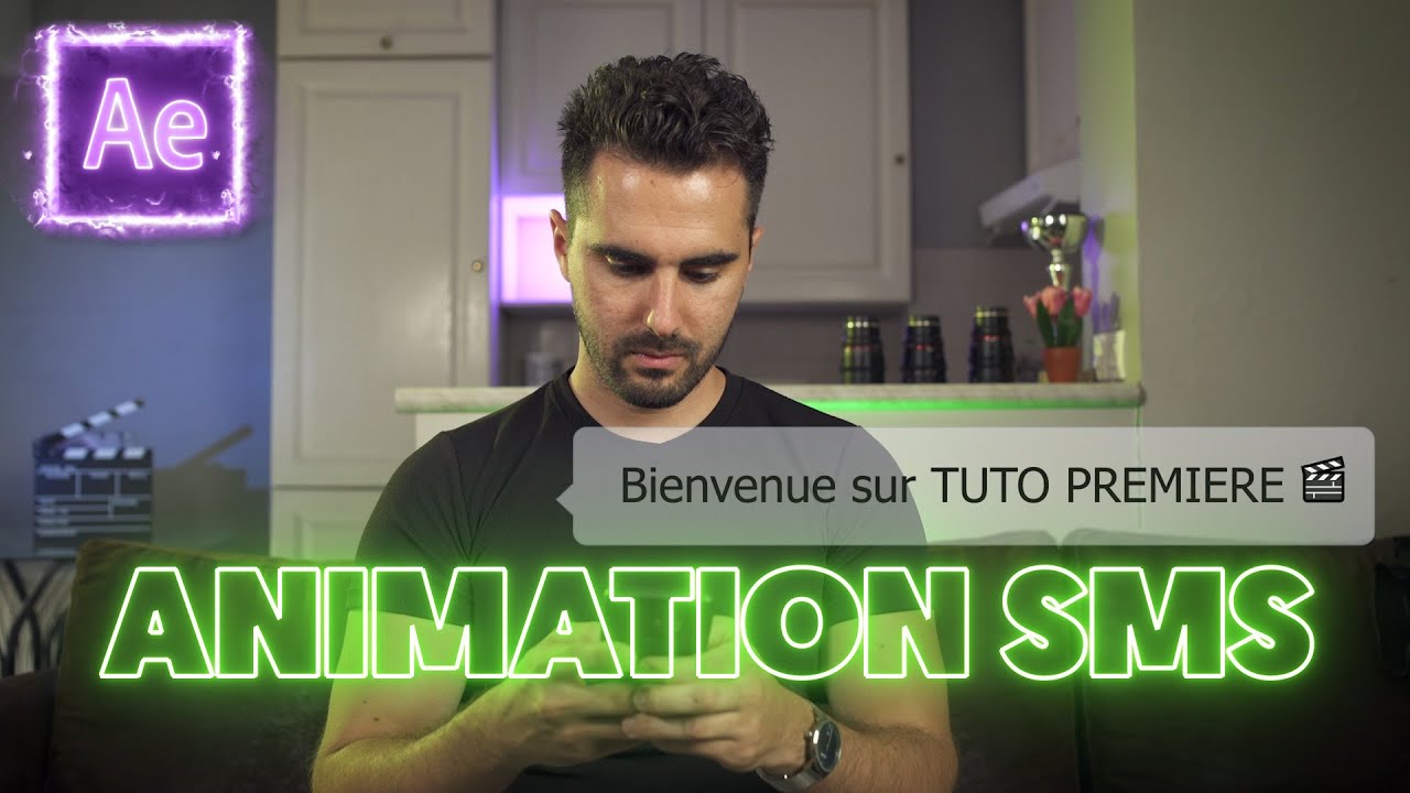 Créer un EFFET d'ANIMATION SMS sur AFTER EFFECTS (conversation SMS)