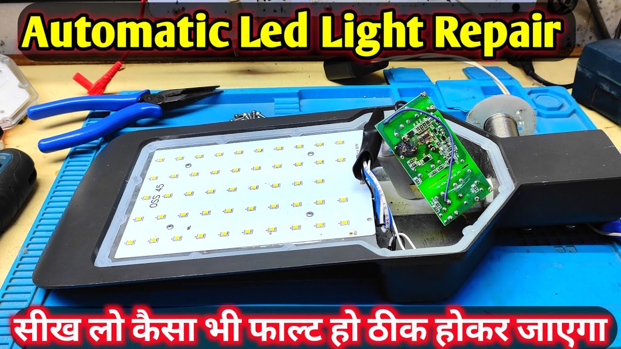 LED Sensor Street Light Repair | Burn Driver Repair