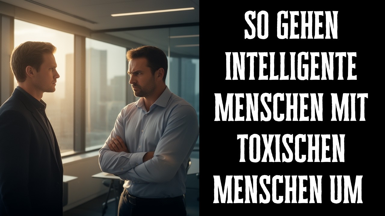 Wie intelligente Menschen klug mit toxischen Menschen umgehen – ohne sich selbst zu verlieren!