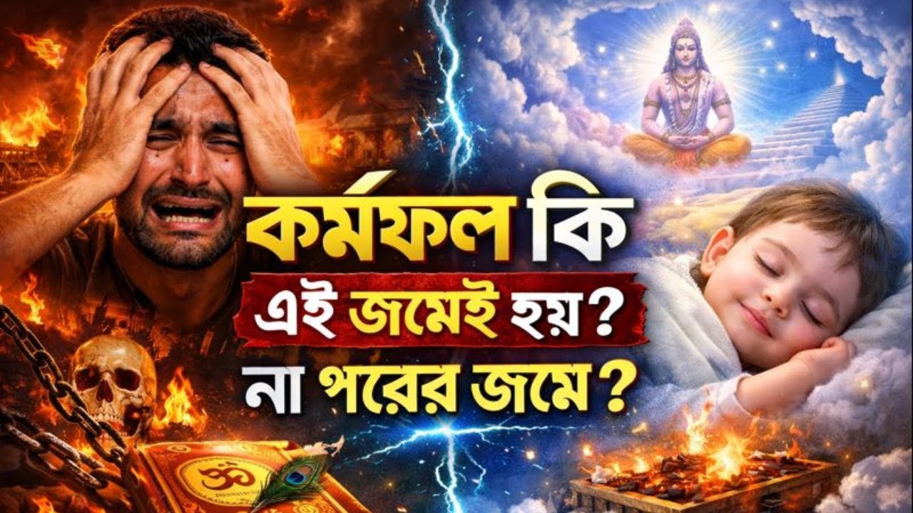কর্মফল কি এই জন্মেই হয়, নাকি পরের জন্মে? | এমন সত্য যা জীবন বদলে দেবে | Sanatan Dharma