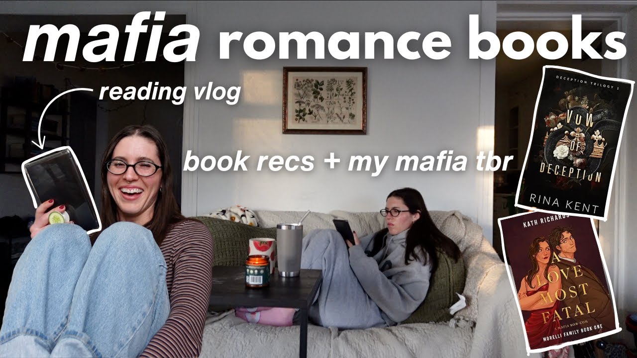 Mafia romance books 🥀 Book recs + my TBR, reading Rina Kent for the first time, etc. [extra vlogmas]
