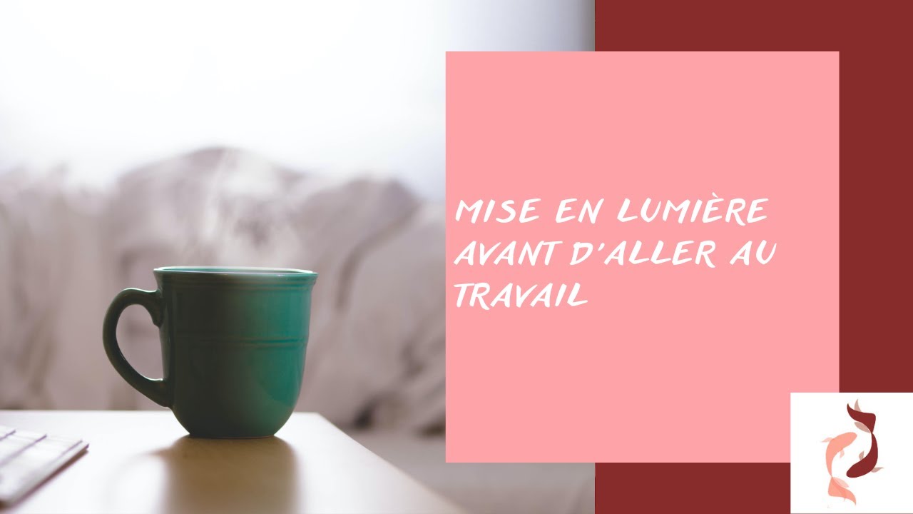 Mise en lumière avant d’aller au travail