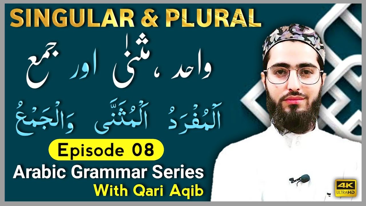 ADDAD | Singular & Plural  | Arabic Grammar Series | Ep- 08 | Qari Aqib