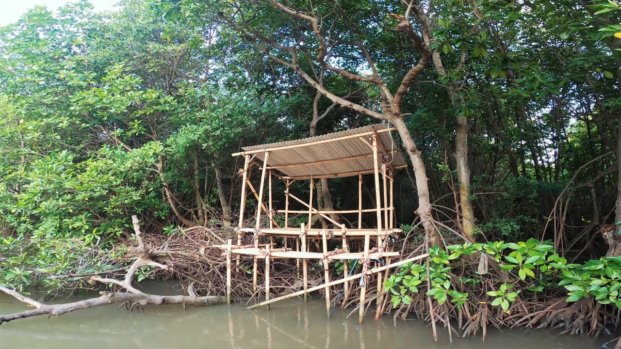 Bermalam dan Mancing di bagan Panen ikan Lezat, Muara gembong