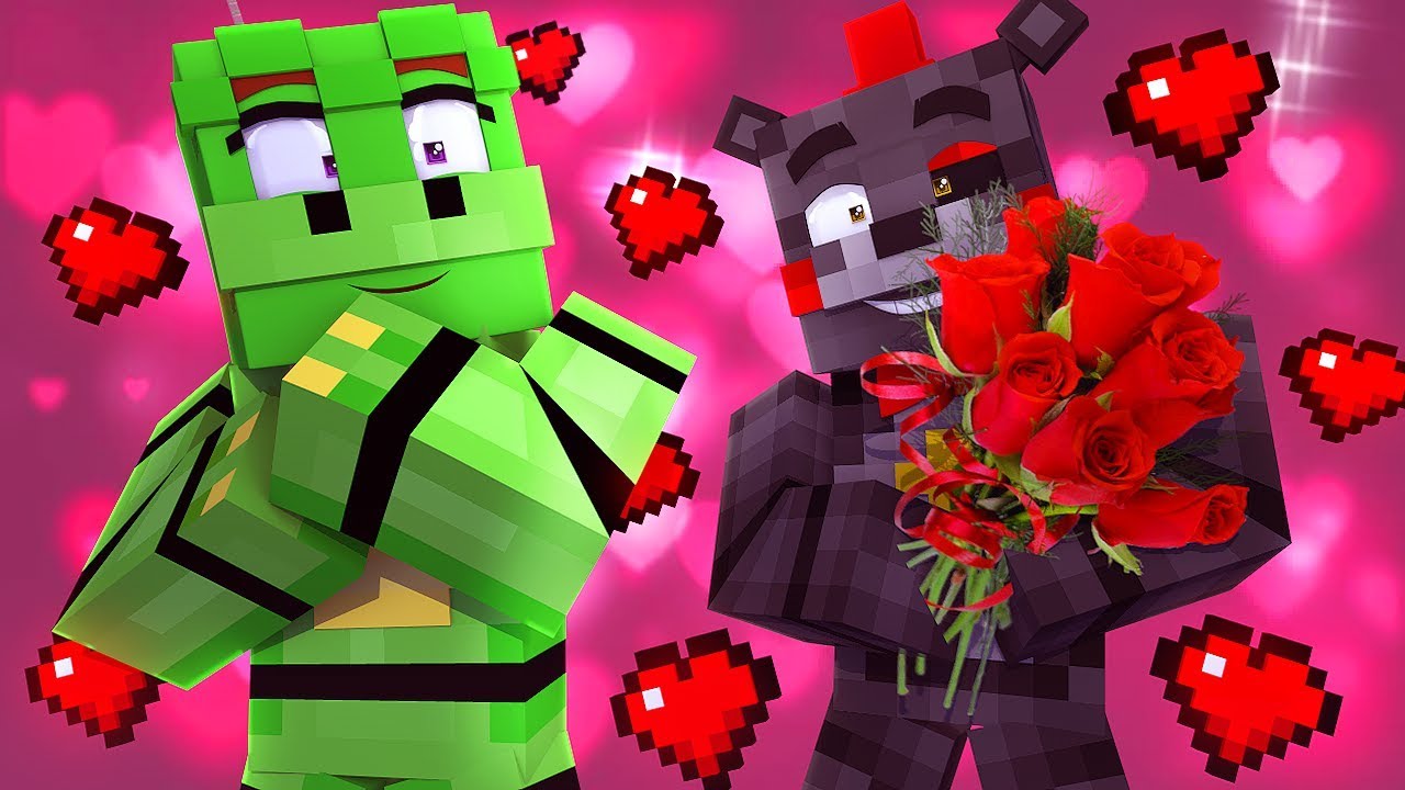 Minecraft FNAF 7 Pizzeria Simulator - VALENTINES DAY! (Minecraft Roleplay)