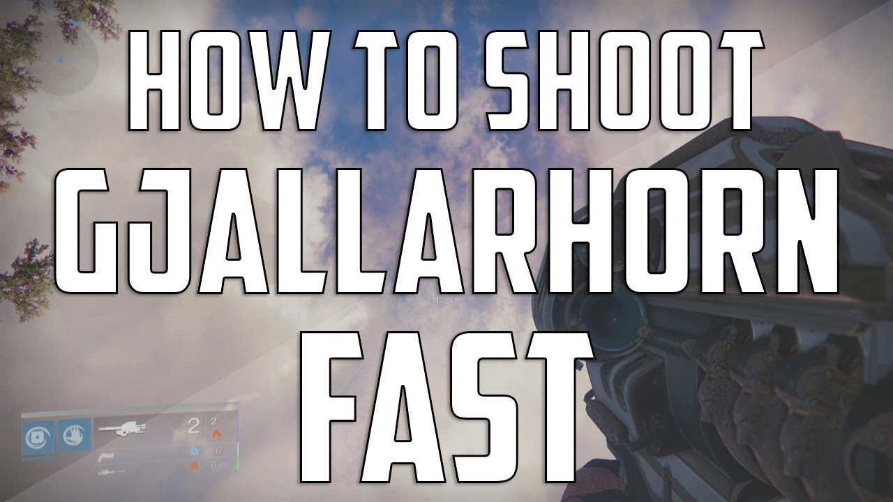 How to shoot Gjallarhorn Fast! (Reload Cancelling)