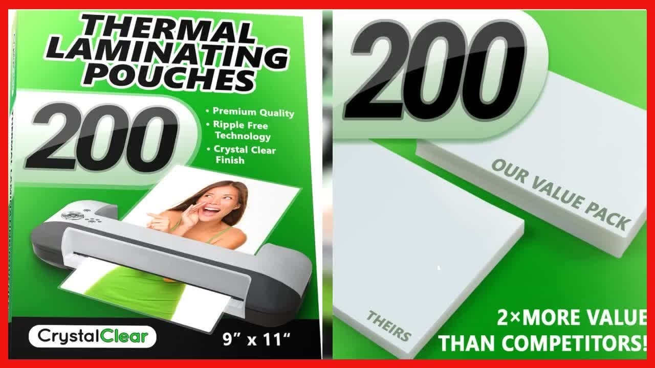 Affordable Laminating Pouches for Letter Size Documents – Durable, Clear, and Versatile