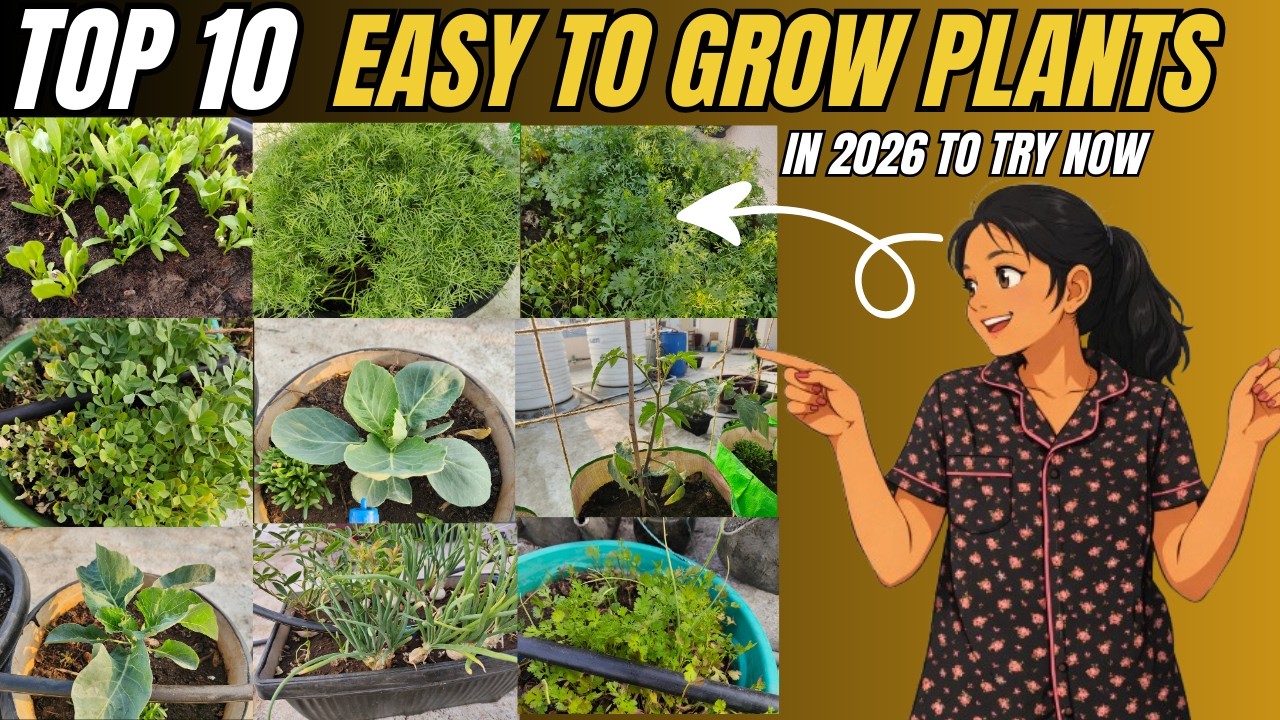 Top 10  Vegetables to Grow at Home 🏡 | Ghar Par Ugne Wali Sabziyan | Beginner Friendly Gardening