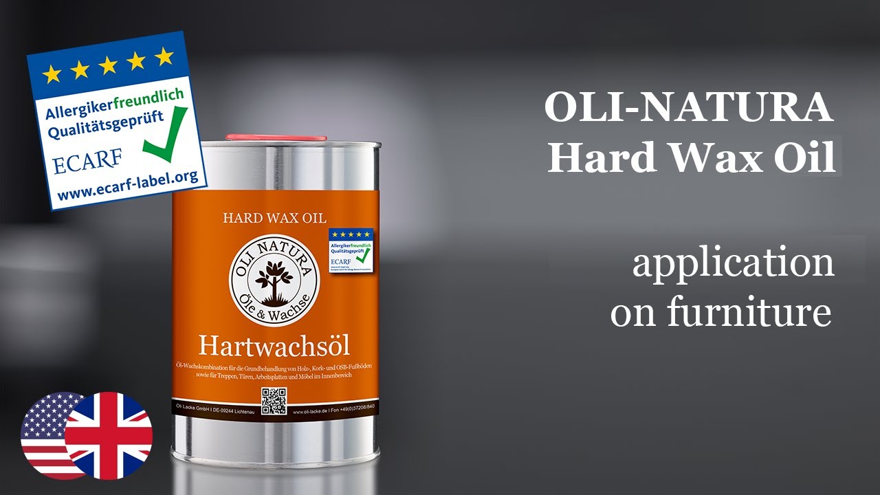 OLI-NATURA Hard Wax Oil: Application on furniture