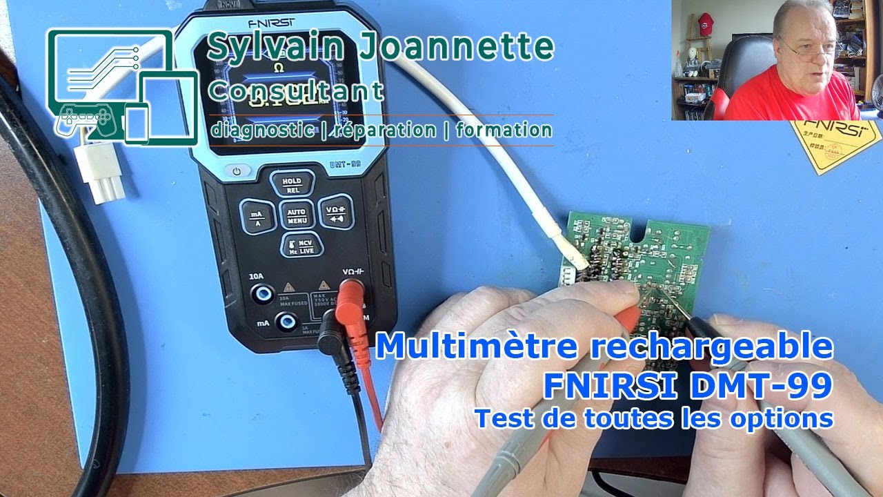 Multimètre FNIRSI DMT-99 - Révision du produit | Sylvain Joannette Consultant