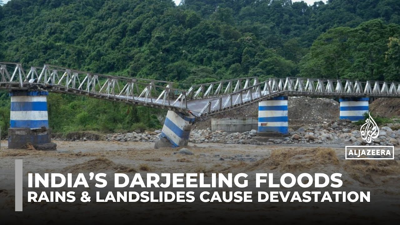 Floods and landslides devastate India&rsquo;s Darjeeling, destroying homes and roads