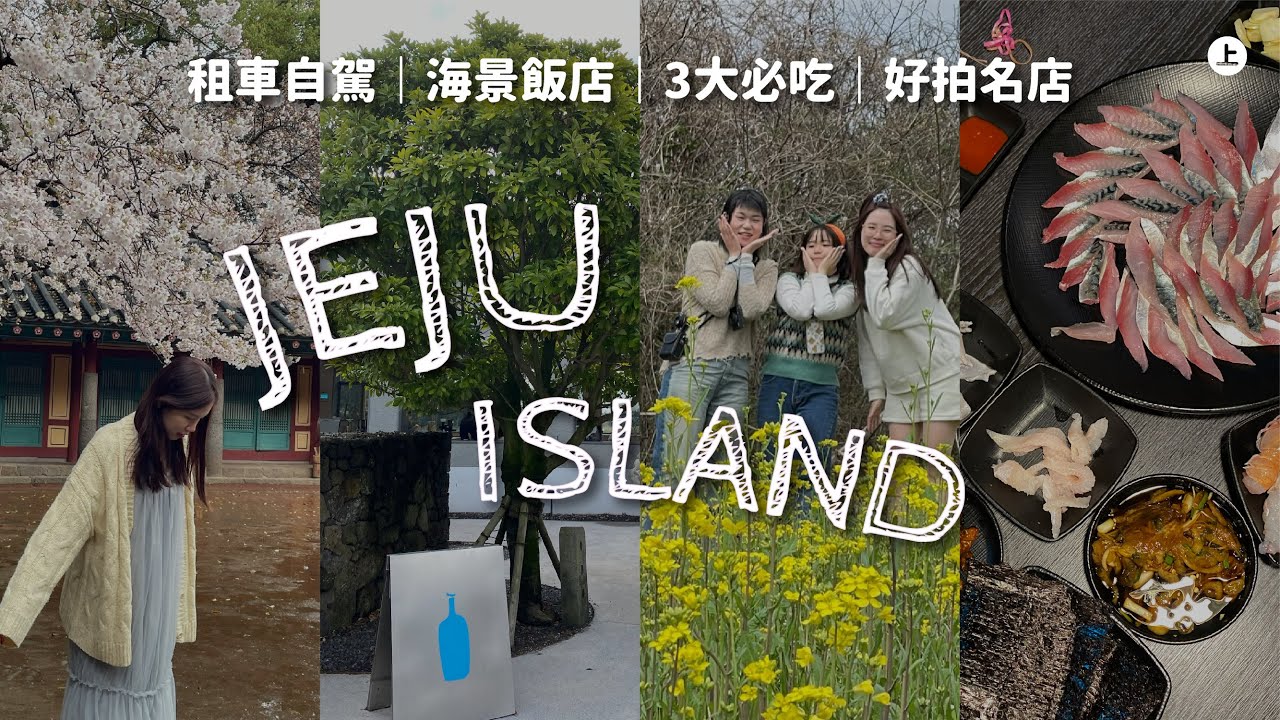 🇰🇷🍊吃爆濟州島✨紅眼班機Again、樂天租車超完整領車教學、高空飛索體驗、近機場海景飯店｜四天三夜自駕vlog(上)🚗