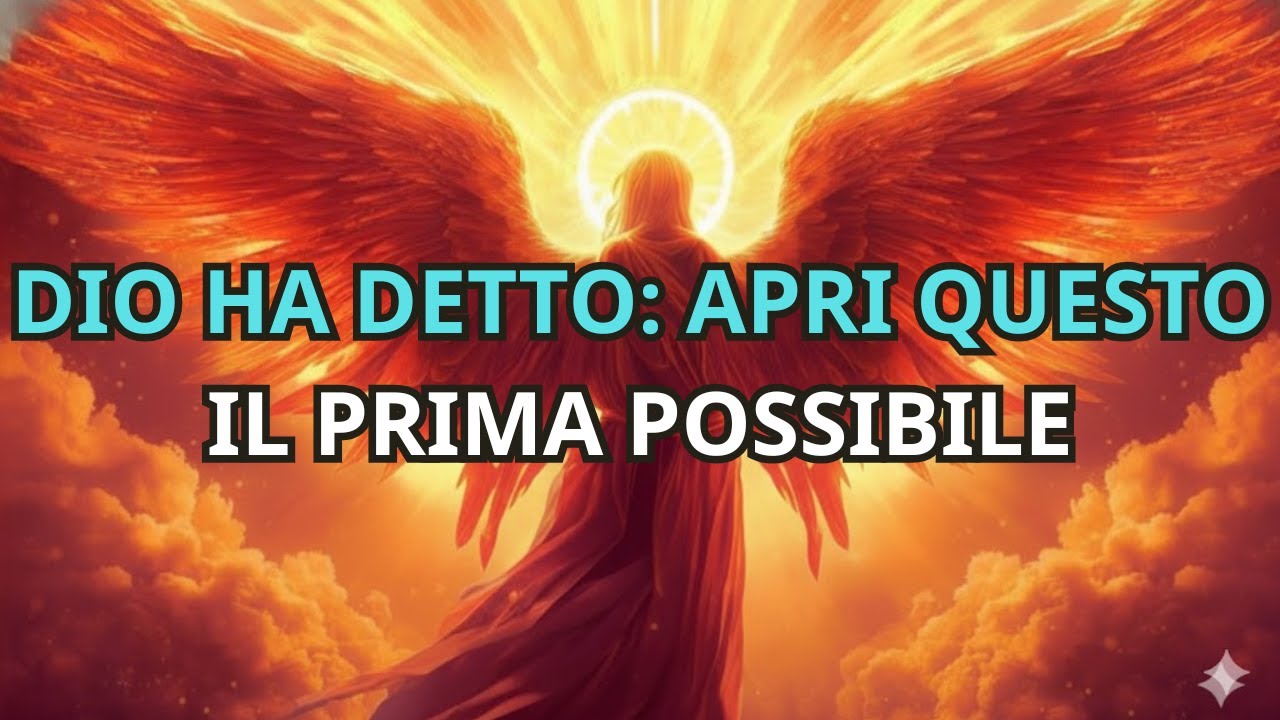 L’ELETTO: DIO HA DATO UN ORDINE DIVINO CHE NON PUOI IGNORARE | MESSAGGIO URGENTE