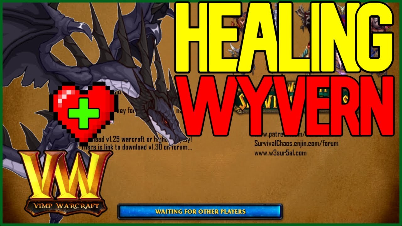 Survival Chaos in Warcraft 3 | HEALING WYVERNS BONUS?!