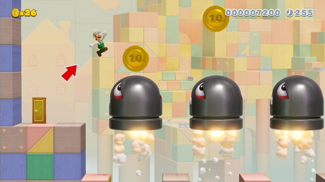 Super Mario Maker 2 - マグナムキラーの基地(BANZAIBILL) - No Commentary