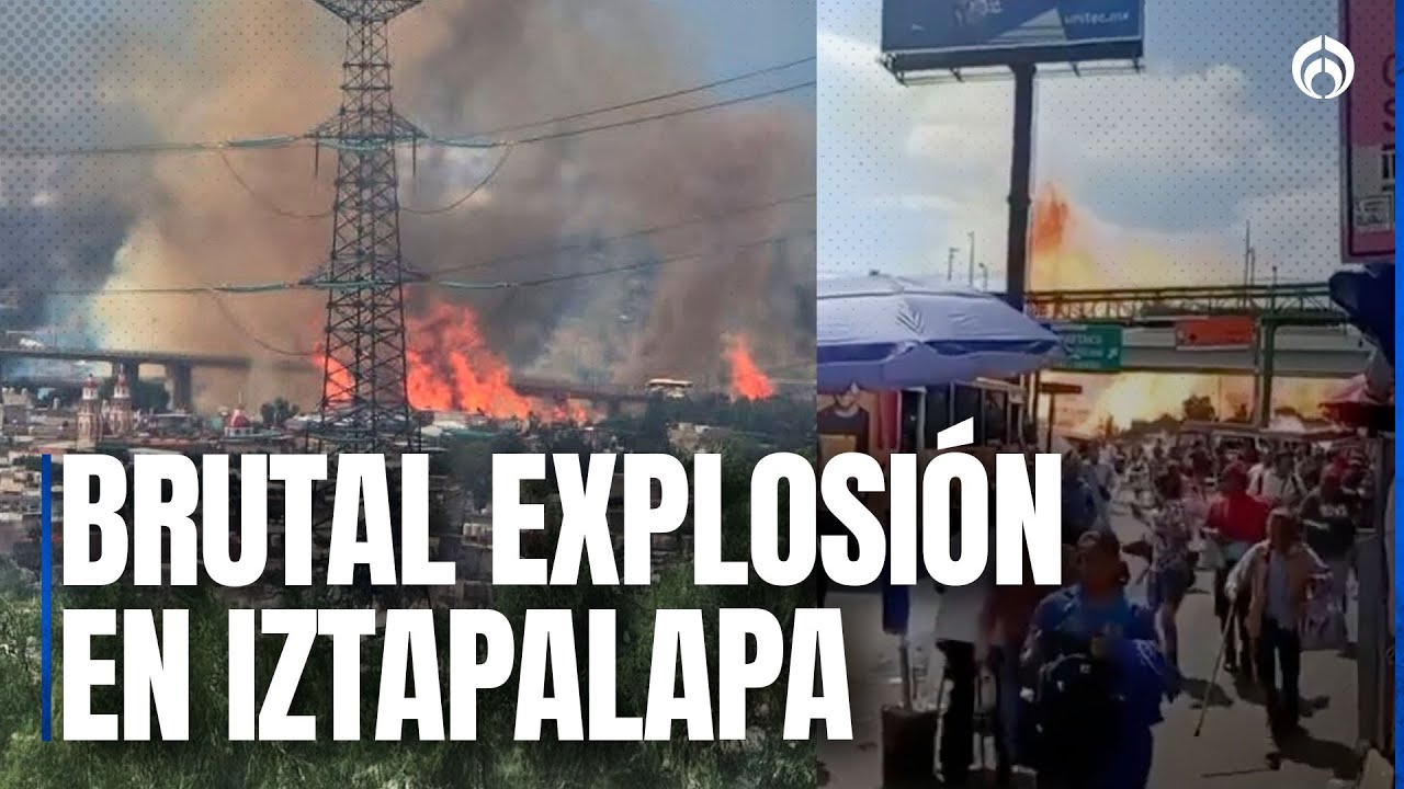 Fuerte explosión de pipa de gas en Puente de la Concordia deja al menos 16 personas heridas
