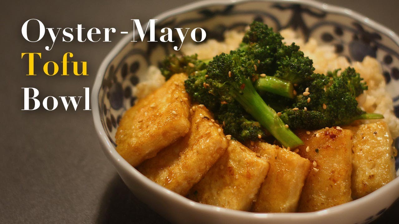 [Vegetarian] This Sauce is Addicting | Oyster-Mayo Tofu Bowl | Japanese Recipes