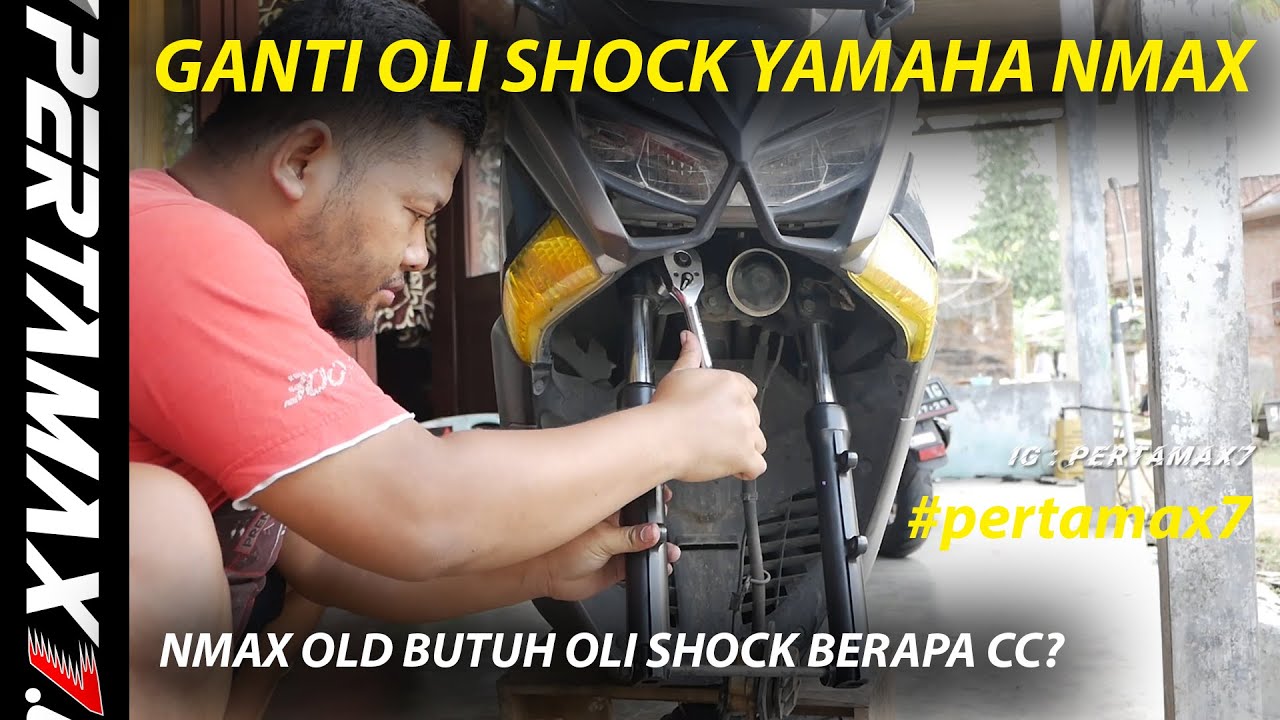 CARA Ganti Oli Shock Yamaha NMAX Old Fork Kapasitas Oil Berapa cc #yamaha #nmax #kyb #kayaba #fork