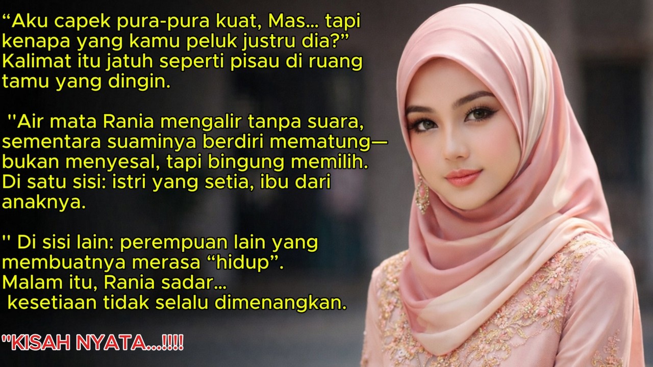 Ketika Istri Diam dan Bertahan, Suami Justru Pergi
