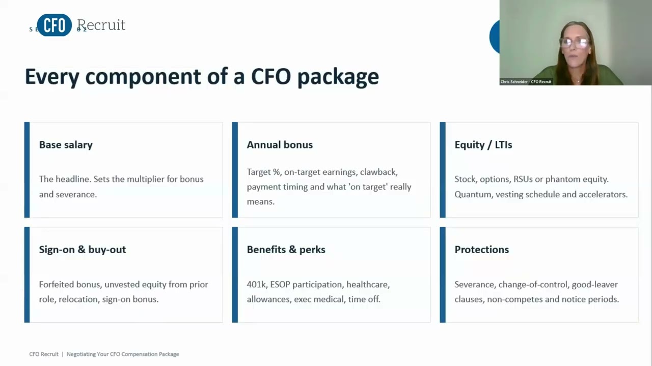 Negotiating Your CFO Compensation Package (Virtual Boardroom)