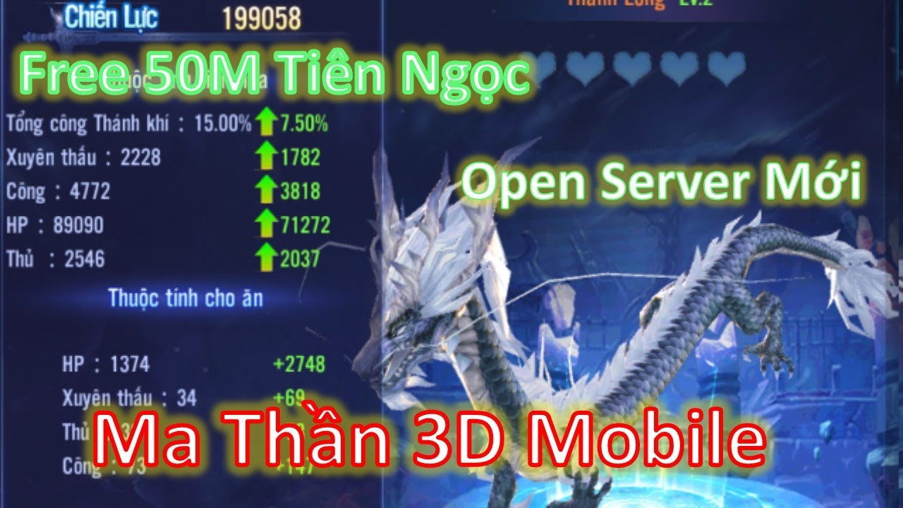 Chia Sẻ Game | Kiếm Ma 3D Truyện Free Max Vip + 50M Tiên Ngọc  + Vô Số Quà Vip