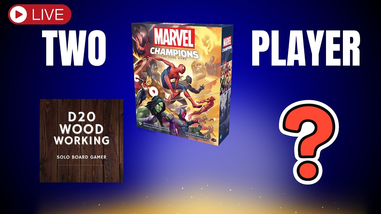 🔴 Two Player Marvel Champions w/ Special Guest ... @joshieofsmeg  -  !Rogue  LIVE