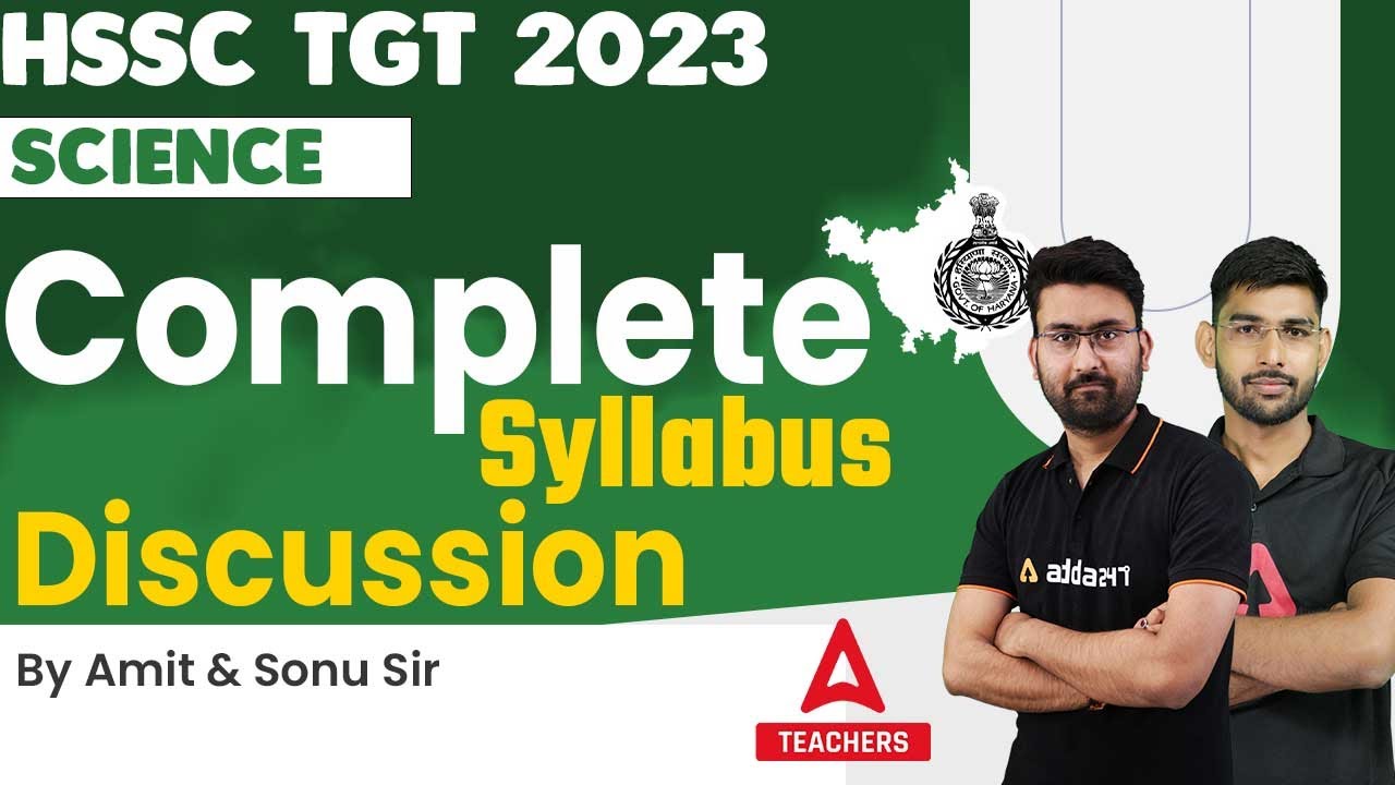 HSSC TGT Syllabus 2023 | HSSC TGT Science Syllabus 2023 | HSSC TGT Science Screening Syllabus 2023
