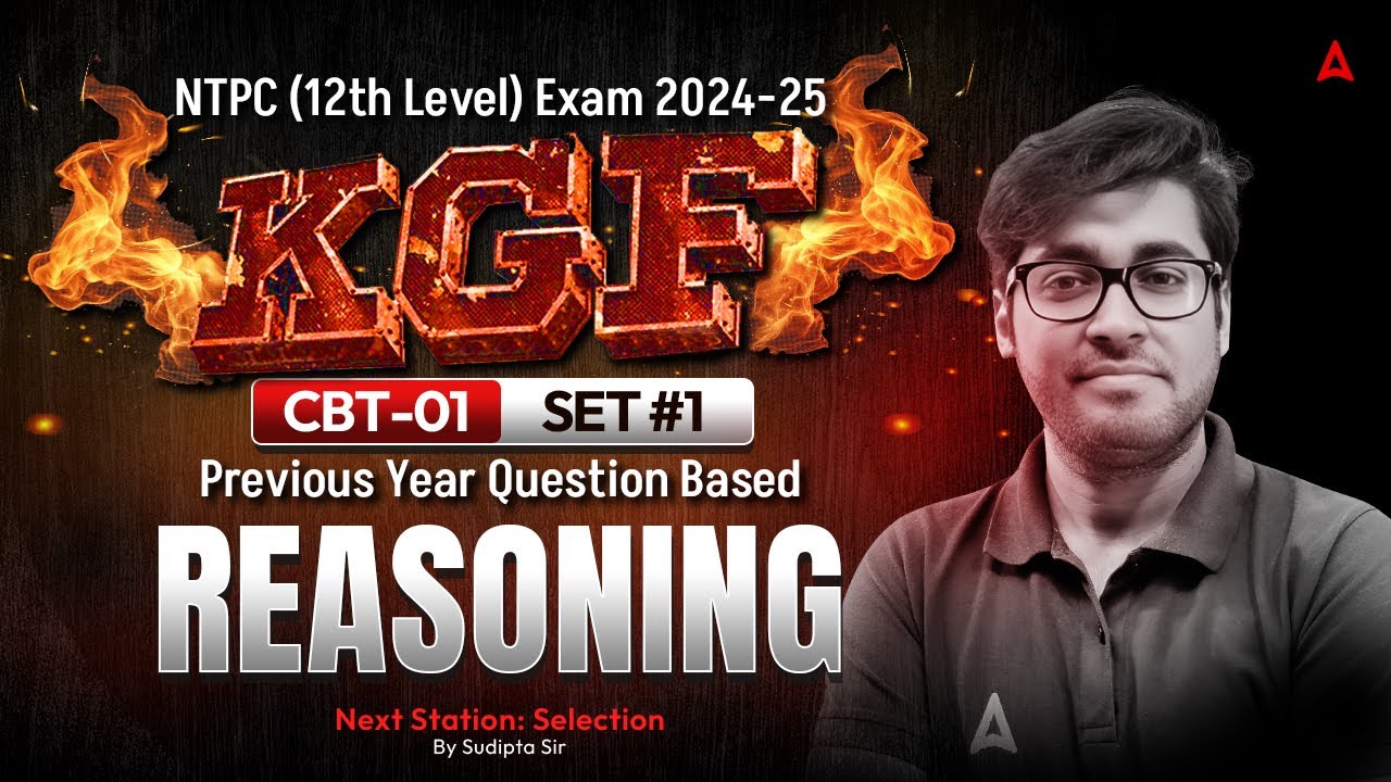 RRB NTPC Undergraduate Reasoning Classes 2025 | Reasoning PYQ NTPC 2025 In Bengali