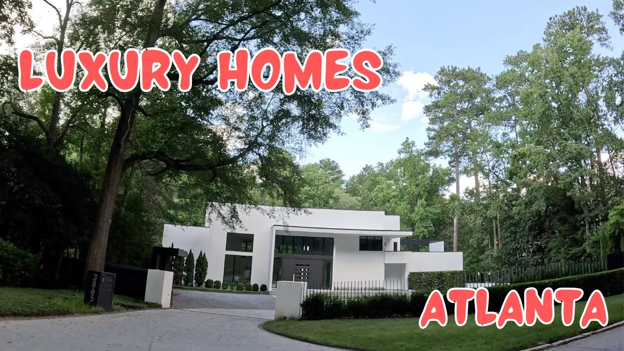 Driving Around Atlanta 4K | Wealthy Atlanta Neighborhoods