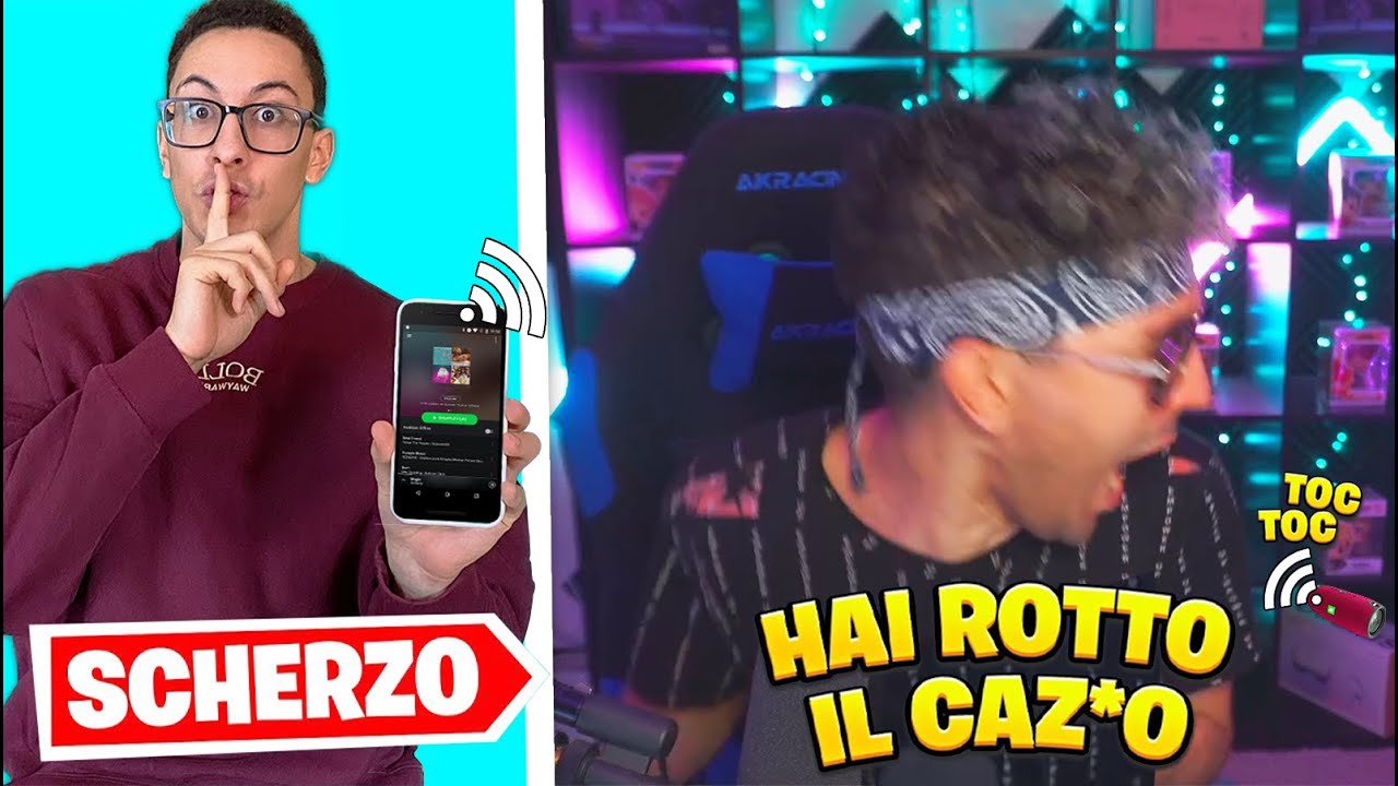 HO SPAVENTATO TEKNOYD UTILIZZANDO una CASSA BLUETOOTH in LIVE...