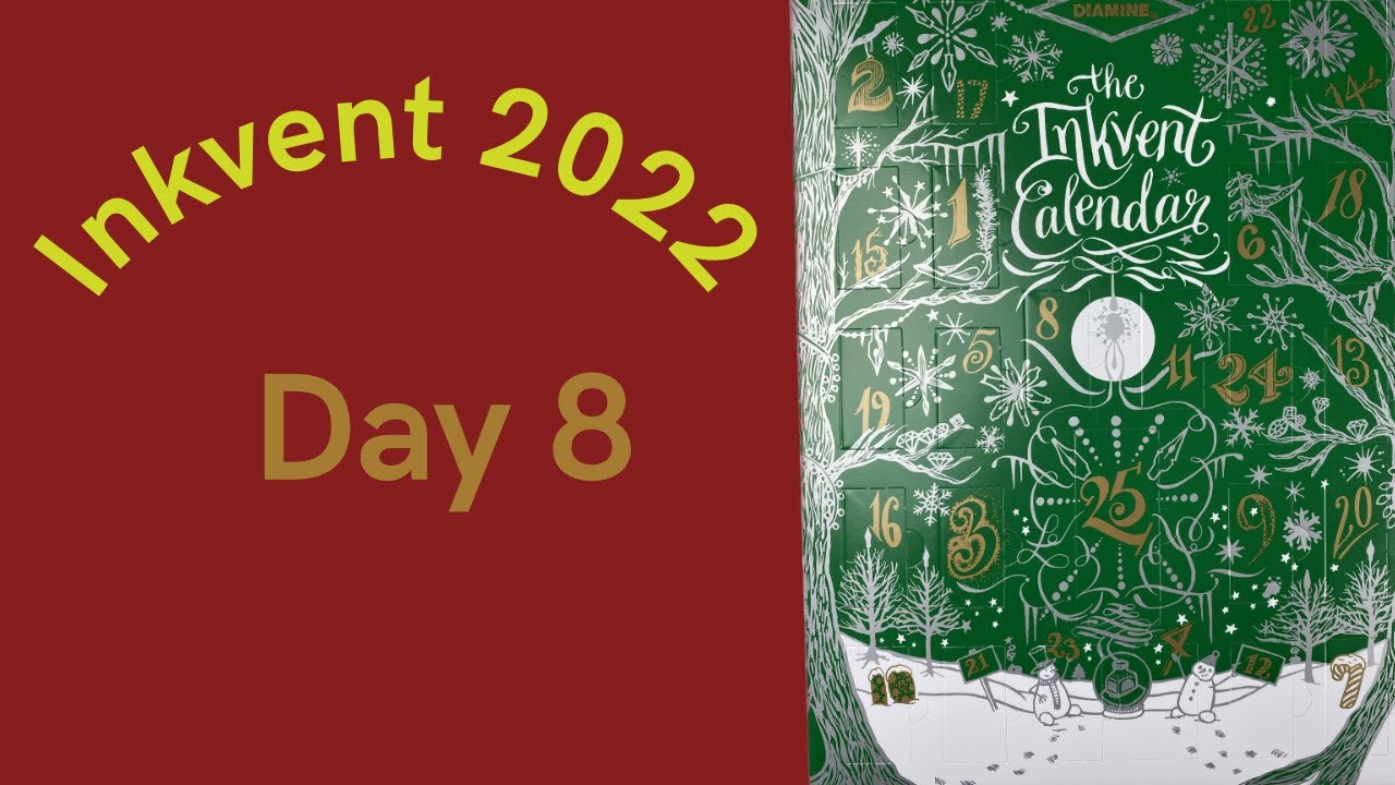 Diamine Inkvent 2022 - Day 8 - Diamine Jingle Berry