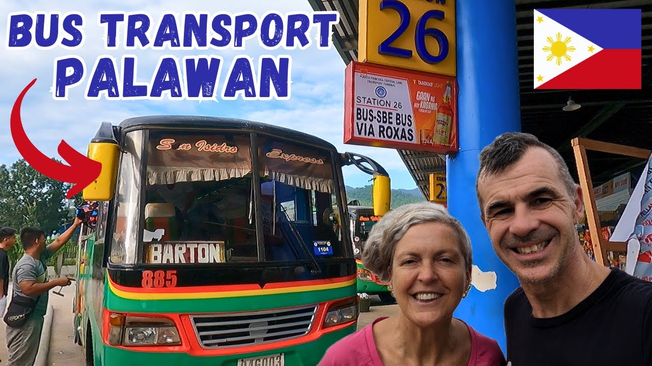 PALAWAN Island Travel 🇵🇭 Puerto Princesa to Port Barton PHILIPPINES