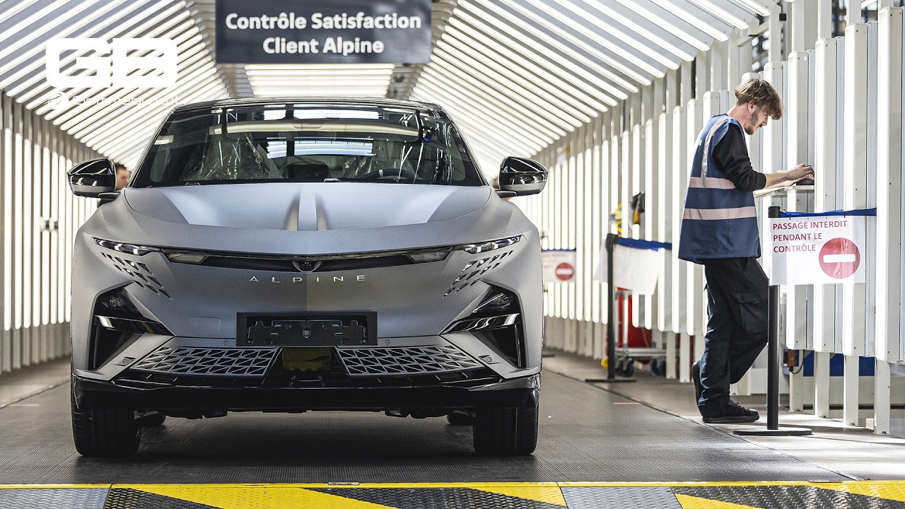 ПРОИЗВОДСТВО Alpine A390 (2025) ⚡️ СДЕЛАНО ОТ НАЧАЛА ДО КОНЦА