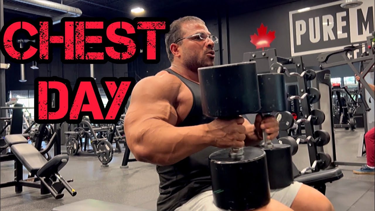 GREAT CHEST WORKOUT!!!تمرين صدر كامل قوي جدا