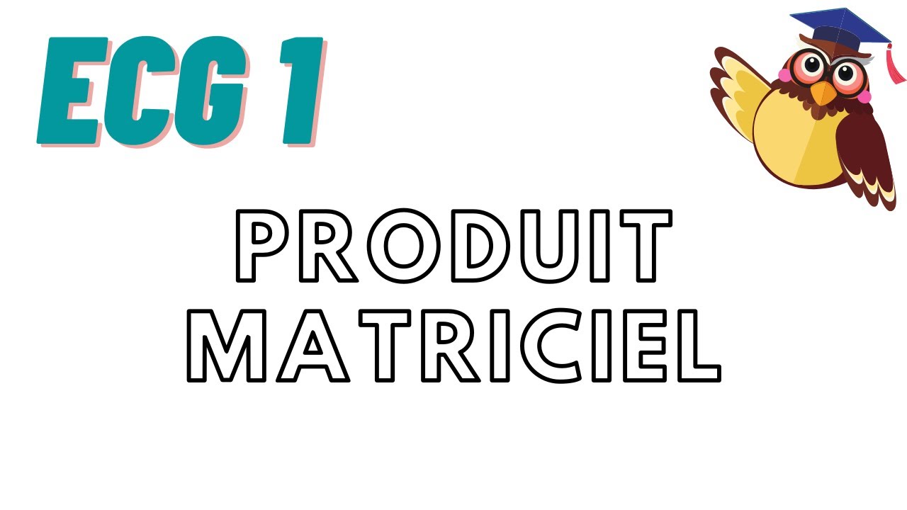 Matrices : cours 3 ECE/ECS ; le produit matriciel