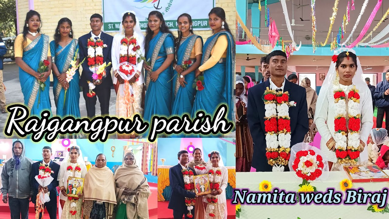 Congratulations💐||Namita & Biraj🤵‍♂️👰‍♀️||Happy married life 🤗||Rajgangpur parish⛪||2026😊||