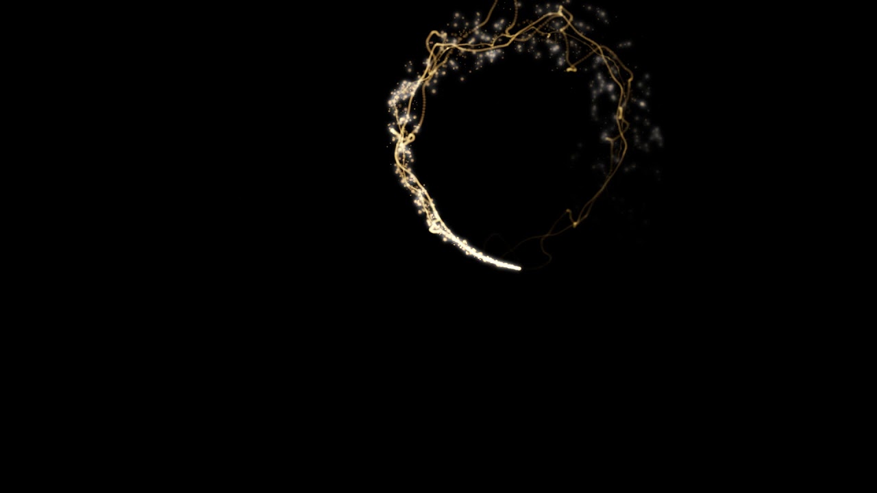 Gold Particles Text Effects footage | Golden Particles Video | Text Animation in After Effects